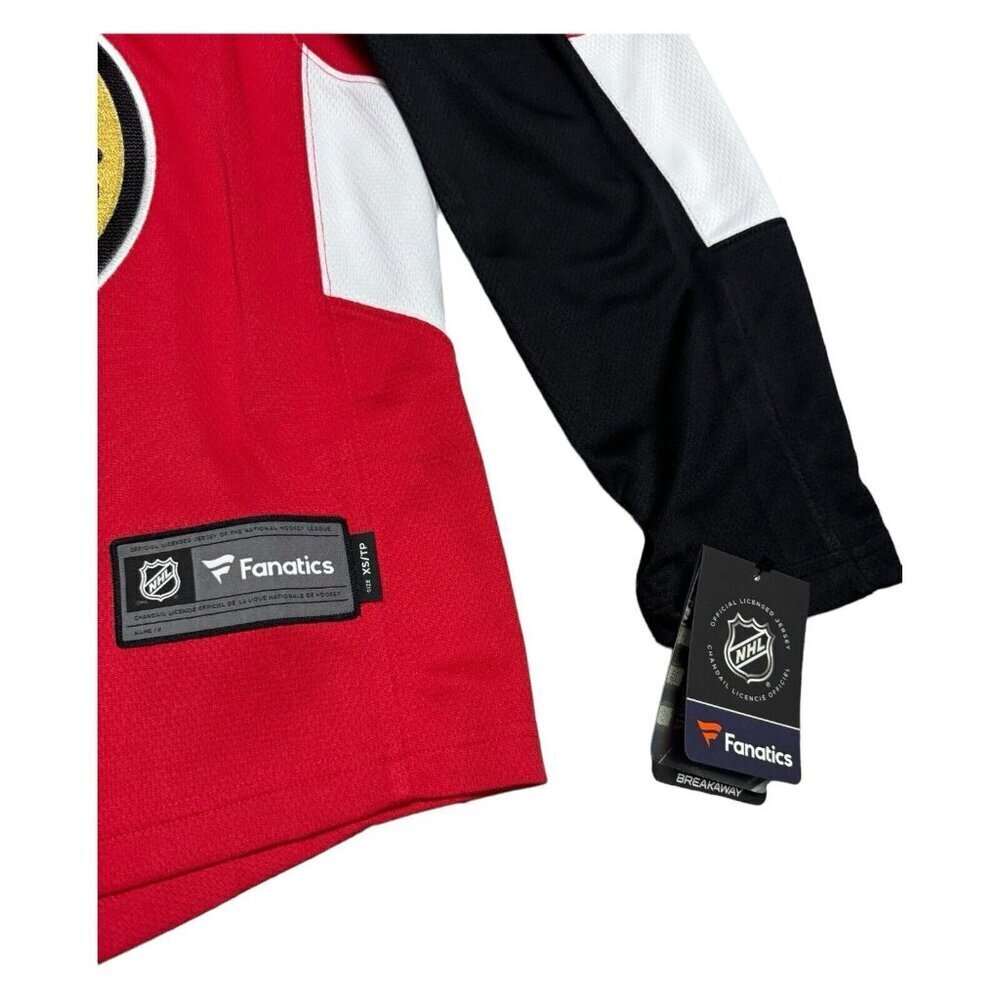 NEW W TAGS Ottawa Senators Home NHL Fanatics Breakaway Hockey Jersey XS - Picture 5 of 5